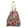 Japanese Style Drawstring Canvas Lunch Bag Sakura Cute Lunch Box Bento Bag Large Capacity Lunch Tote Bag