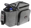 Large Meal Prep Lunch Box Insulated Lunch Box For Women or Men Perfect For Multiple Containers Meals Keep Food Cool and Organized Gray Black