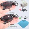 Microfiber Cleaning Cloth for Glasses Lens Cleaning Cloth Microfiber Cloth for Phone Screens Camera 12 pcs Blue