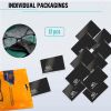 Microfiber Cleaning Cloth for Glasses Lens Cleaning Cloth Microfiber Cloth for Phone Screens Camera Lens 12 pcs Black