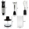 Immersion Blender 4-In-1 6 Speed Hand Mixer