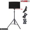 5 Core Speaker Stand Tripod Floor Tall Adjustable 35mm DJ Studio Monitor Stands Pole Mount - SS ECO 1PK WOB