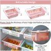 Refrigerator Drawers, Adjustable Storage Shelf Refrigerator Partition Layer Organiser