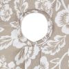 Outdoor Patio Table Decor Tablecloth with Zipper 60 Inch Round
